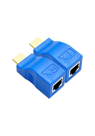 30m Hdmi Extender 4k-2k Hdmı Uzatma Aparatı 3d 1080p - Cat5e Cat6 Hdmı Uzatıcı - 30mt 1080p Görüntü