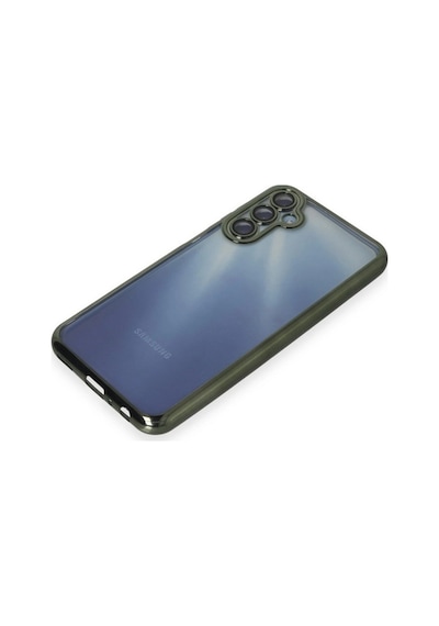 Samsung Galaxy Uyumlu, A55 5g Kılıf Lensli Silikon - Yeşil