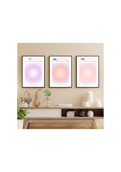 Aura Poster Seti-angel Numbers Poster Seti-9 Adet