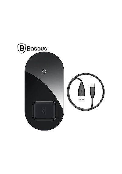 Baseus Simple 2in1 Kablosuz Wireless Şarj 18w iPhone Uyumlus+ipods- 5775