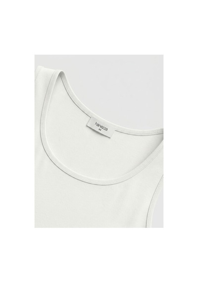 Hanezza Sıfır Kol T-shirt Beyaz - 906387882 Beyaz