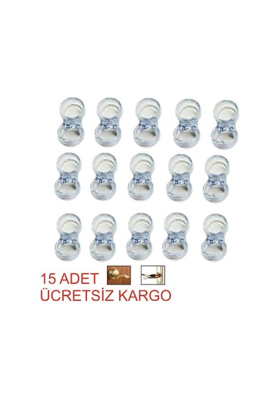 15 Adet Silikonlu Kapı Kolu Tamponu Koruyucu Stoper 15 Adet Silikonlu Kapı Kolu Tamponu Koruyucu Stoper