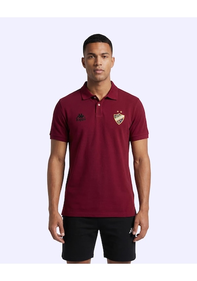Kappa Paul Polo Erkek Bordo Regular Polo Yaka Tişört