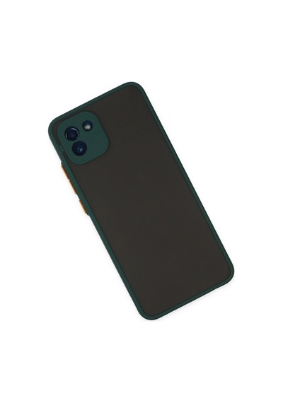 Samsung Galaxy Uyumlu A03 Kılıf Montreal Silikon Kapak - Yeşil İtdark28567