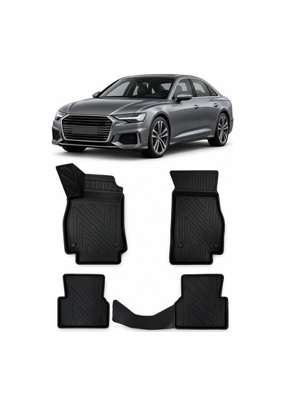 Audi A6 2022 Karbon Desenli Premium 3d Havuzlu Oto Paspas