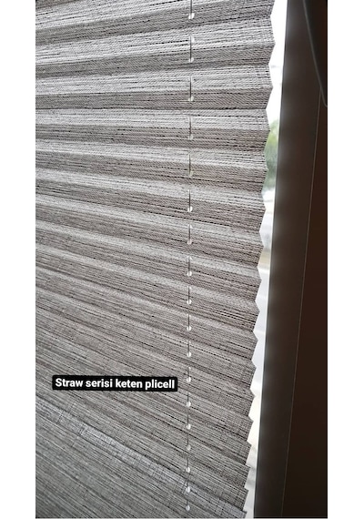 As Perde Plicell Straw Cam Balkon Perdesi  (170Gr/M2) Diğer