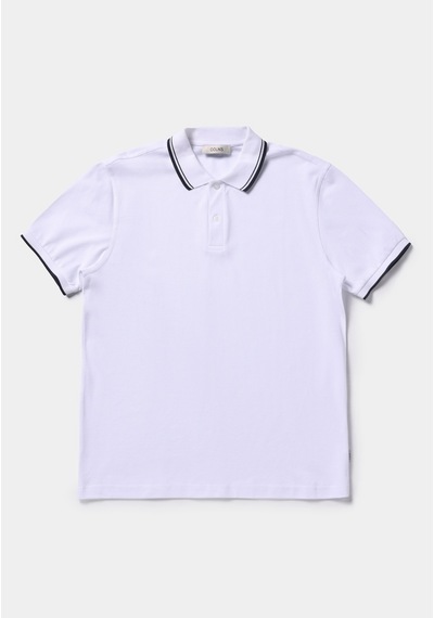 Colin's Colins Regular Fit Polo Yaka Düz Erkek Beyaz Kısa Kol Tişört Cl1080027 Q1.v2 Wht