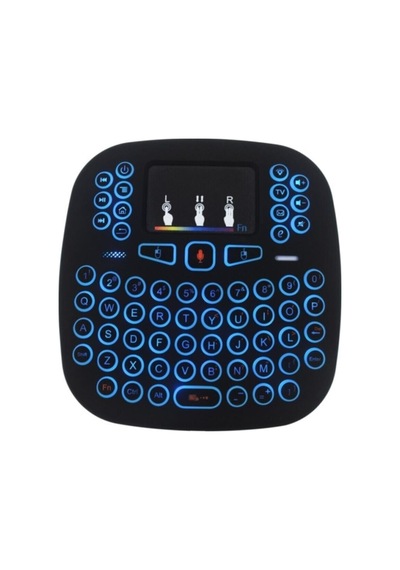 2.4ghz I18 Mini Kablosuz Klavye Touch Pad Işıklı Klavye