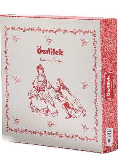 Özdilek  My Valentine Çift Kişilik Nevresim Takımı Beyaz - Kırmızı