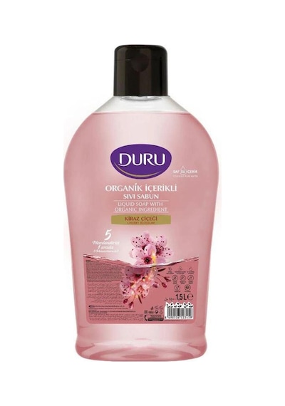 Organik Içerikli Kiraz Çiçeği Sıvı Sabun 1500ml