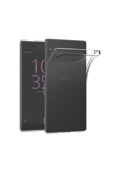 Kvy Sony Xperia Xa Ultra Kamera Korumalı Süper Silikon Kılıf Şeffaf