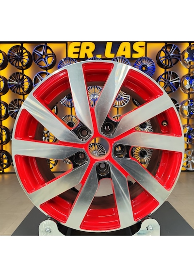 4 Adet Tork-7650 6,5 16 5 112 Et45 57,1 Red Mack Jant Takım