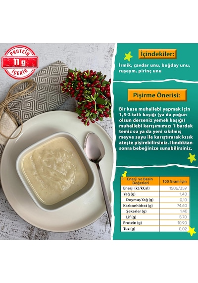 Muhallebi Unu Karışımı 200 Gram