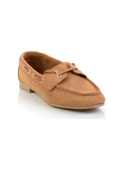 Bambi Taba Kadın Loafer Ayakkabı K01503727572 Taba
