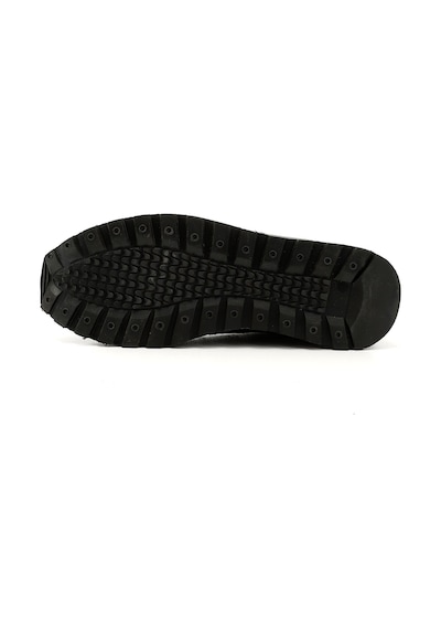 Gönderi(R) Erkek Siyah Piton Bağcıklı Hakiki Deri Comfort Sneaker Ddma73034490 Siyah