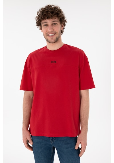 U.S. Polo Assn. Erkek Comfort Fit Bisiklet Yaka Kırmızı Tişört 50306017-VR030 U.S. Polo Assn. Erkek Comfort Fit Bisiklet Yaka Kırmızı Tişört 50306017-VR030