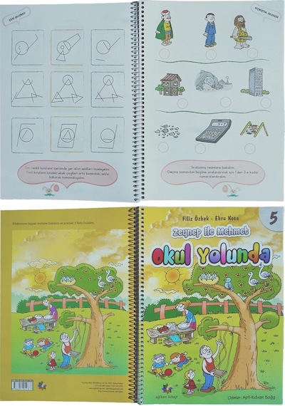 4-6 Yaş Okul Yolunda Eğitici Kitap 5. Sayı