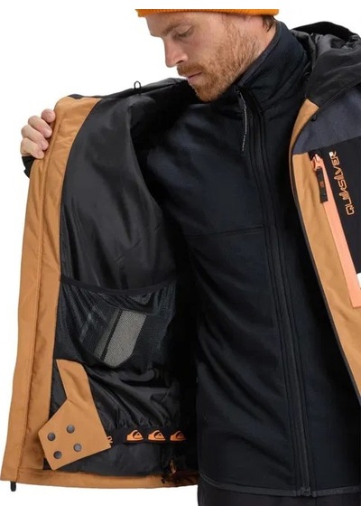 Quiksilver Quıksılver Dawson Jk Erkek Anthracite - Solid Snowboard Ceketi Eqytj03510-11793 Siyah - Kahverengi Quiksilver Quıksılver Dawson Jk Erkek Anthracite - Solid Snowboard Ceketi Eqytj03510-11793 Siyah - Kahverengi