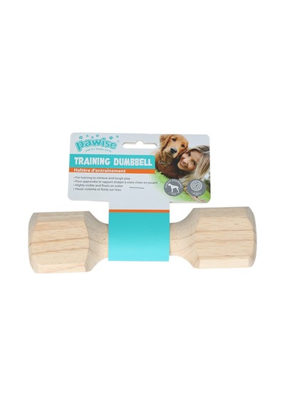 Pawise Ahşap Dambıl Kemik S - 17 Cm