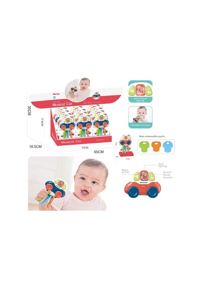 Bıb6001-vardem Işıklı Müzikli Anahtarlıklı Bebek Arabası