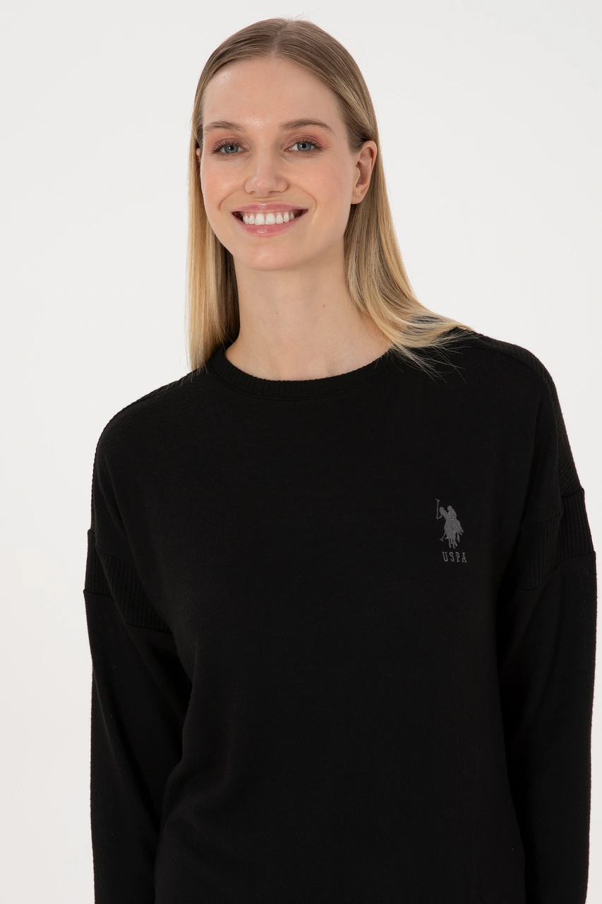 U.s. Polo Assn. Kadın Siyah Pijama Takım 50302050-vr046 Siyah
