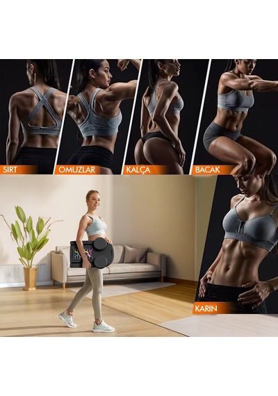 Missidea Çok Fonksiyonlu Siyah Pilates Ve Fitness Tahtası Direnç Bantlı Karın, Kol, Sırt Ve Core Egzersiz Aleti