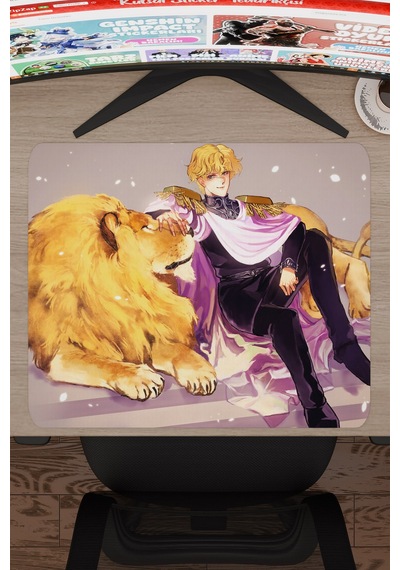 Ginga Eiyuu Densetsu Anime V5 - 48x40 Xl Gaming Kauçuk Kaymaz Taban Mouse Pad Fare Altlığı