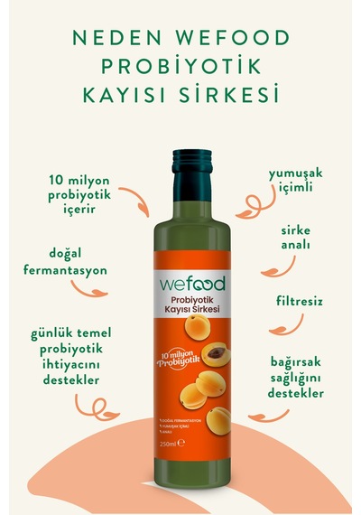 Probiyotik Kayısı Sirkesi 250 Ml