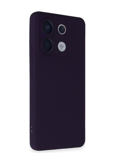 Xiaomi Redmi Note 13 Pro 5g Uyumlu Kılıf Nano İçi Kadife Silikon - Mor