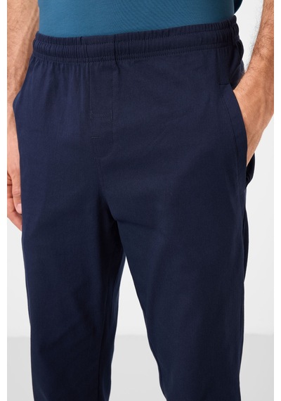 Tommylife Lacivert Standart Fit Dokuma Hafif Esnek Chino Erkek Pantolon - 82179 Lacivert
