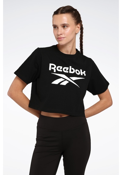 Reebok New Id Reg Crp Tee Siyah Kadın Kısa Kol T-shirt SIYAH
