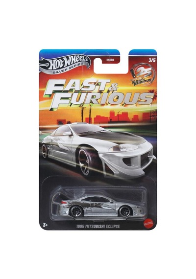 Hot Wheels Siver Series Fast & Furious 25.yıl 5'li Model Araba Seti Hnr88