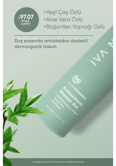 Iva Natura Yeşil Çay Bitki Özlü Etkili Duş Jeli 350 ML