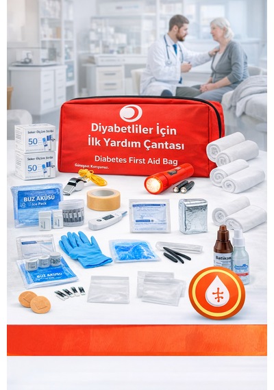 Dyabet Çantası Yönetmelik Uyumlu Diyabetik Hasta Çantası