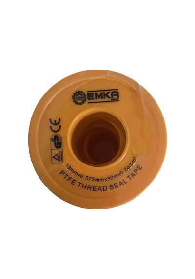 10 Adet Teflon Bant Büyük Sıhhi Tesisat Su Sızdırmazlık Bandı 19mm X 30 Mt Doğalgaz Tesisat Bandı