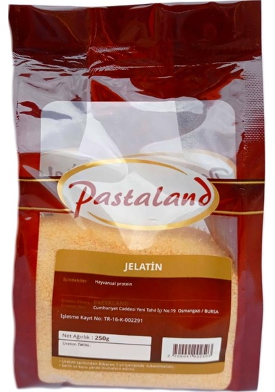 % 100 Sığır Jelatini 250 gr