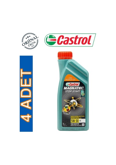 Castrol Magnatec Stop-Start 5W-30 A5 Motor Yağı 4 x 1 L