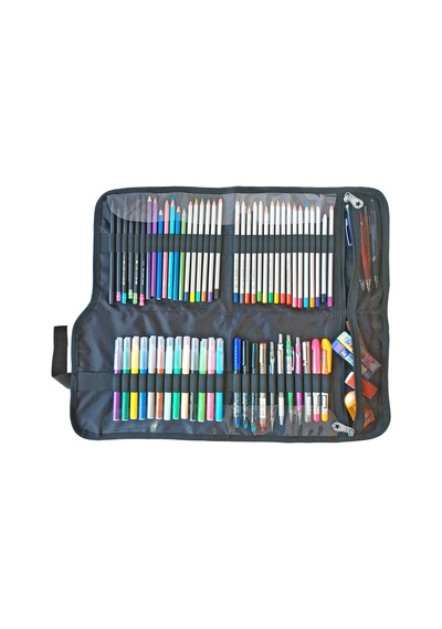Jacbag Senıor Xl 60 Holes Roll Up Pencıl Bag Siyah