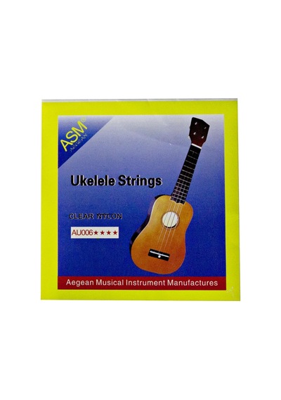 Asm Aegean Ukulele Teli Takım Şeffaf Standart