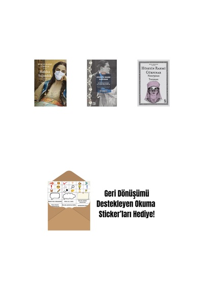 Hakka Sığındık + Kuyrukluyıldız Altında Bir İzdivaç Cep Boy + Nimetşinas - Toraman + Okuma Sticker'ları