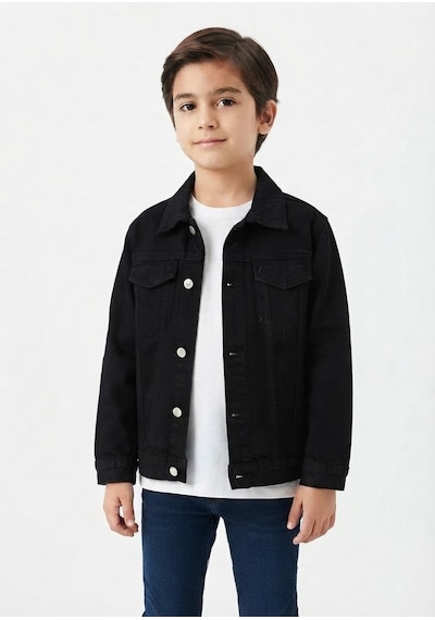 Gülerçocuk Unisex Siyah Mavi Gri Renk Alternatifli Çocuk Kot Ceket - Unisex Çocuk Denim Ceket Siyah Gülerçocuk Unisex Siyah Mavi Gri Renk Alternatifli Çocuk Kot Ceket - Unisex Çocuk Denim Ceket Siyah