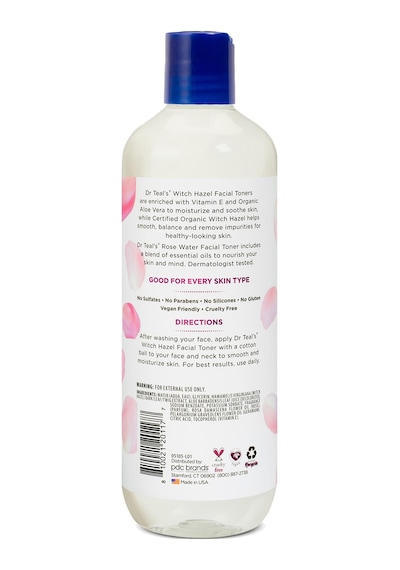 Dr.teals Cadı Fındığı Ve Gül Suyu Yüz Toniği 473ml
