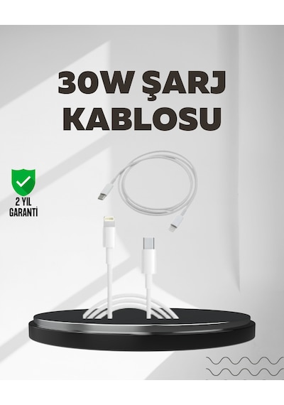 Yüksek Saflıkta Bakır Çekirdekli 30w Hızlı Şarj Kablosu -