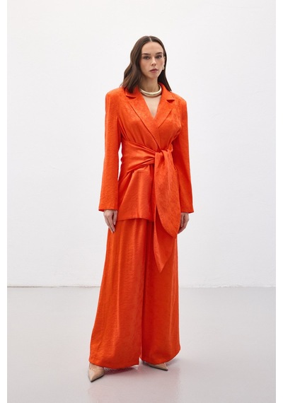Sateen Freya Pantolon - Oranj-137157 Oranj