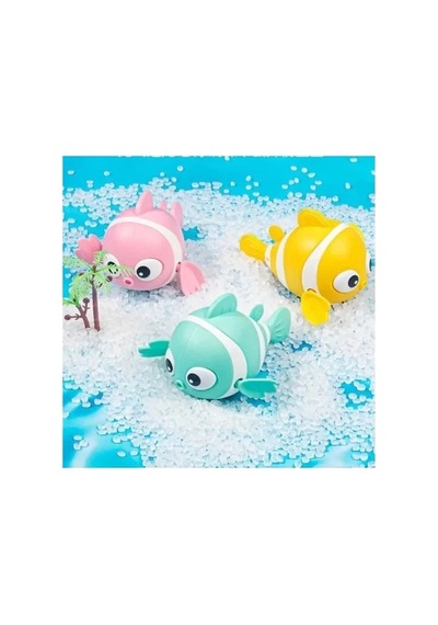 Eğlenceli Kurmalı Balık Bebek Banyo Oyuncağı 1 Adet