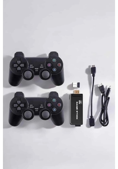 Siyah 8k Ultra Hd Oyun Konsolu 20.000 Oyun 64 Gb Depolama