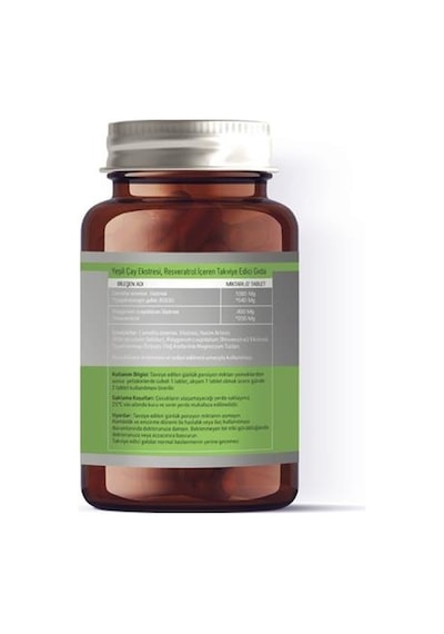 Goodday Green Tea + Resveratrol 60 Tablet Takviye Edici Gıda