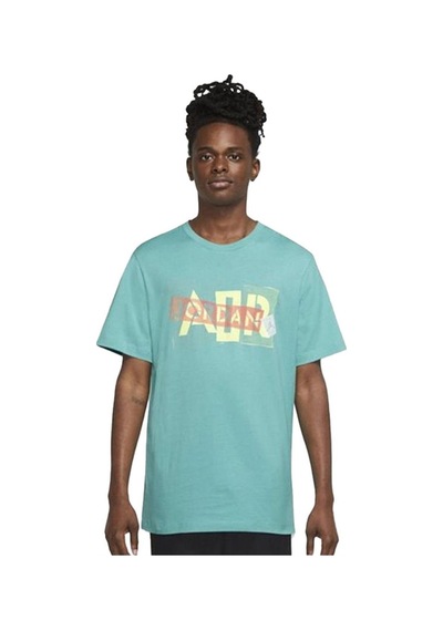 Jordan M Brand Gfx Ss Crew 3 Erkek T-shirt Dm1426-392 Yeşil-yeşil