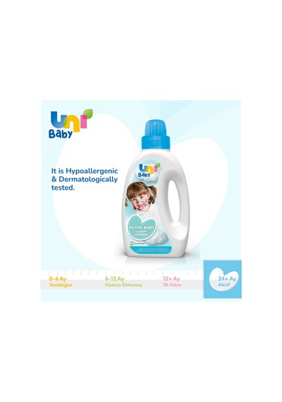 Active Çamaşır Deterjanı 1500ml - 2'li Paket