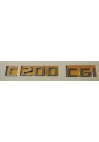 Mercedes Uyumlu Yazı C 200cgı Krom